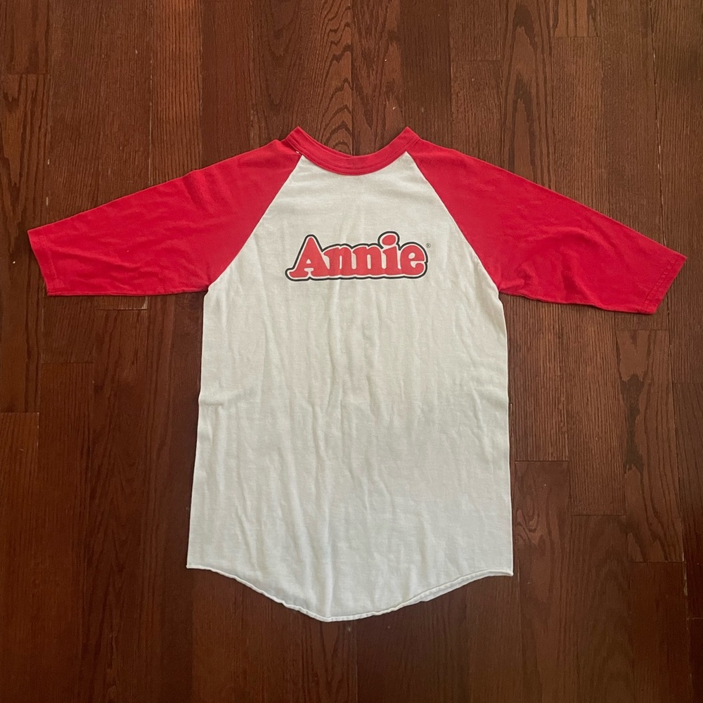 Vintage little orphan Annie baseball tee t-shirt youth large/adult small